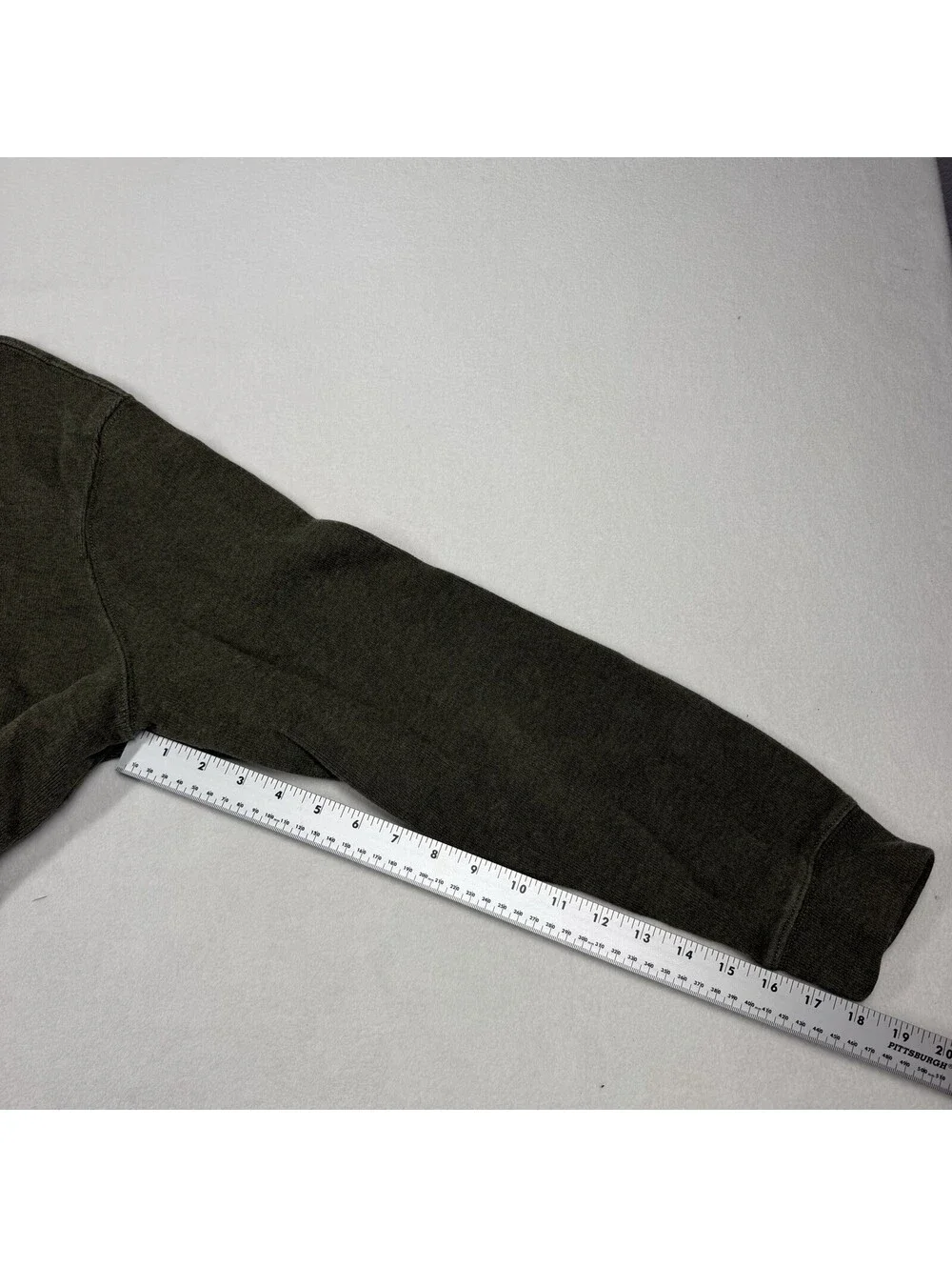 Polo Ralph Lauren Men’s 1/4 Zip Sweater Pullover Men’s XL Green USA Fabric